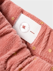 NAME IT Velour Glimmer Bukser Nelly Light Mahogany